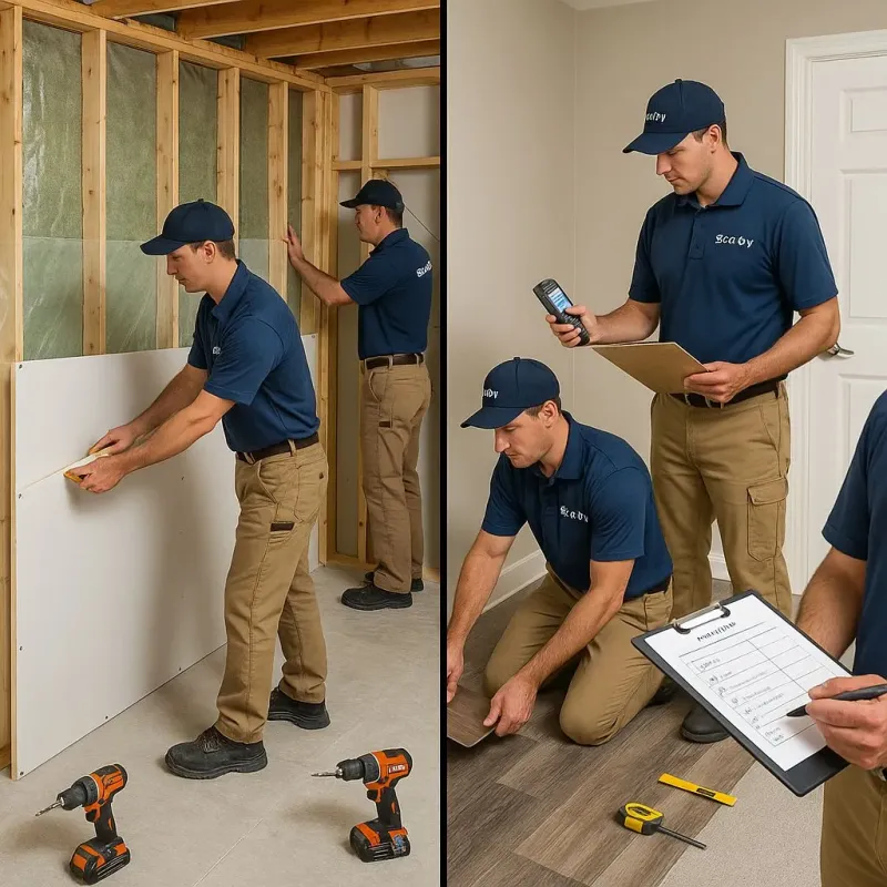 Repairs and Reconstruction process in Potosi, TX